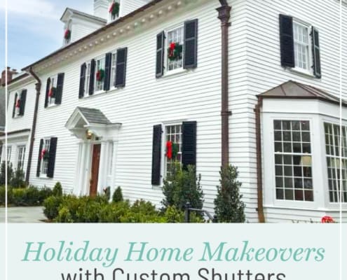 Holiday Home Makeovers with Custom Shutters, a blog post by Dwell Shutter & Blinds.